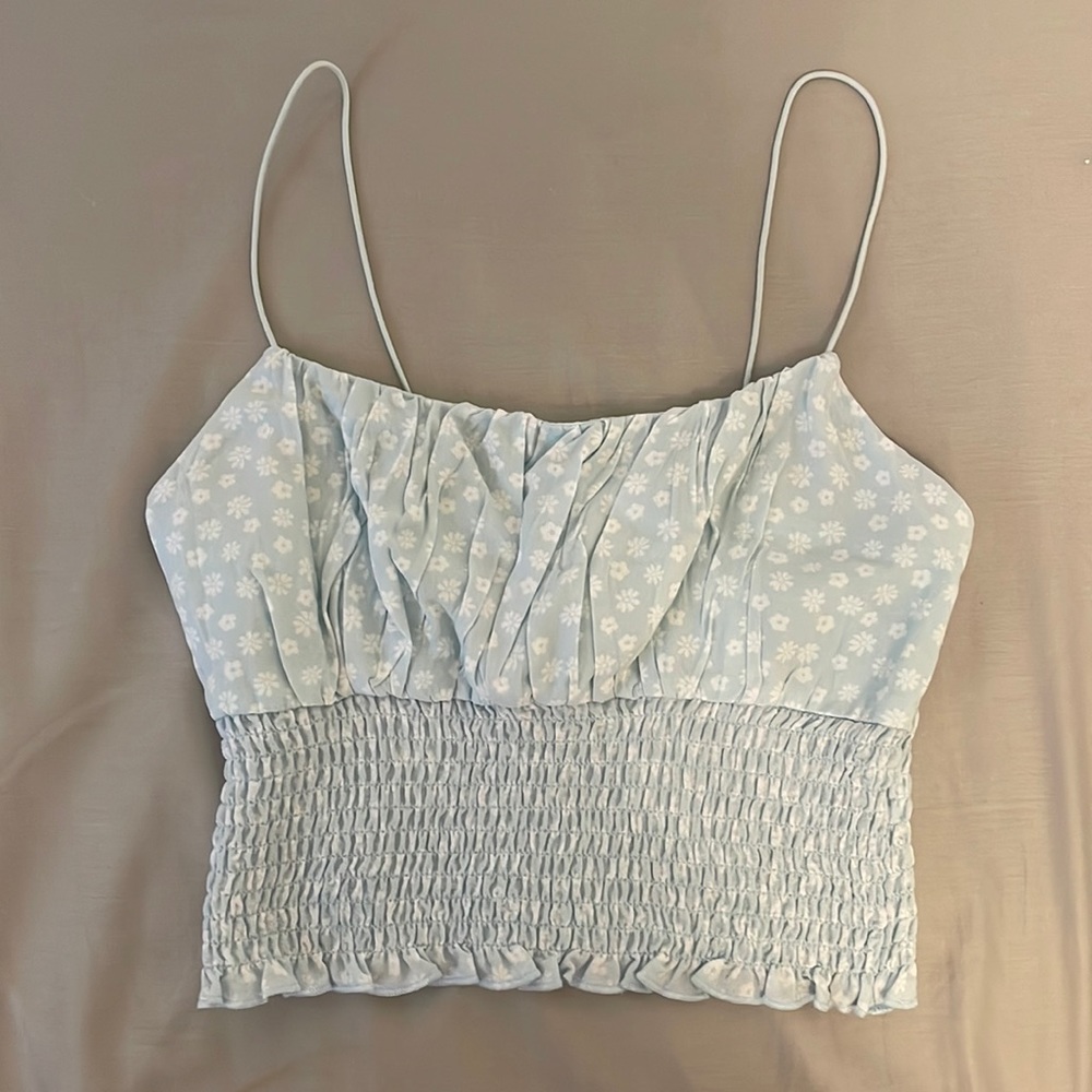 L.A. HEARTS ruched floral tank by PacSun